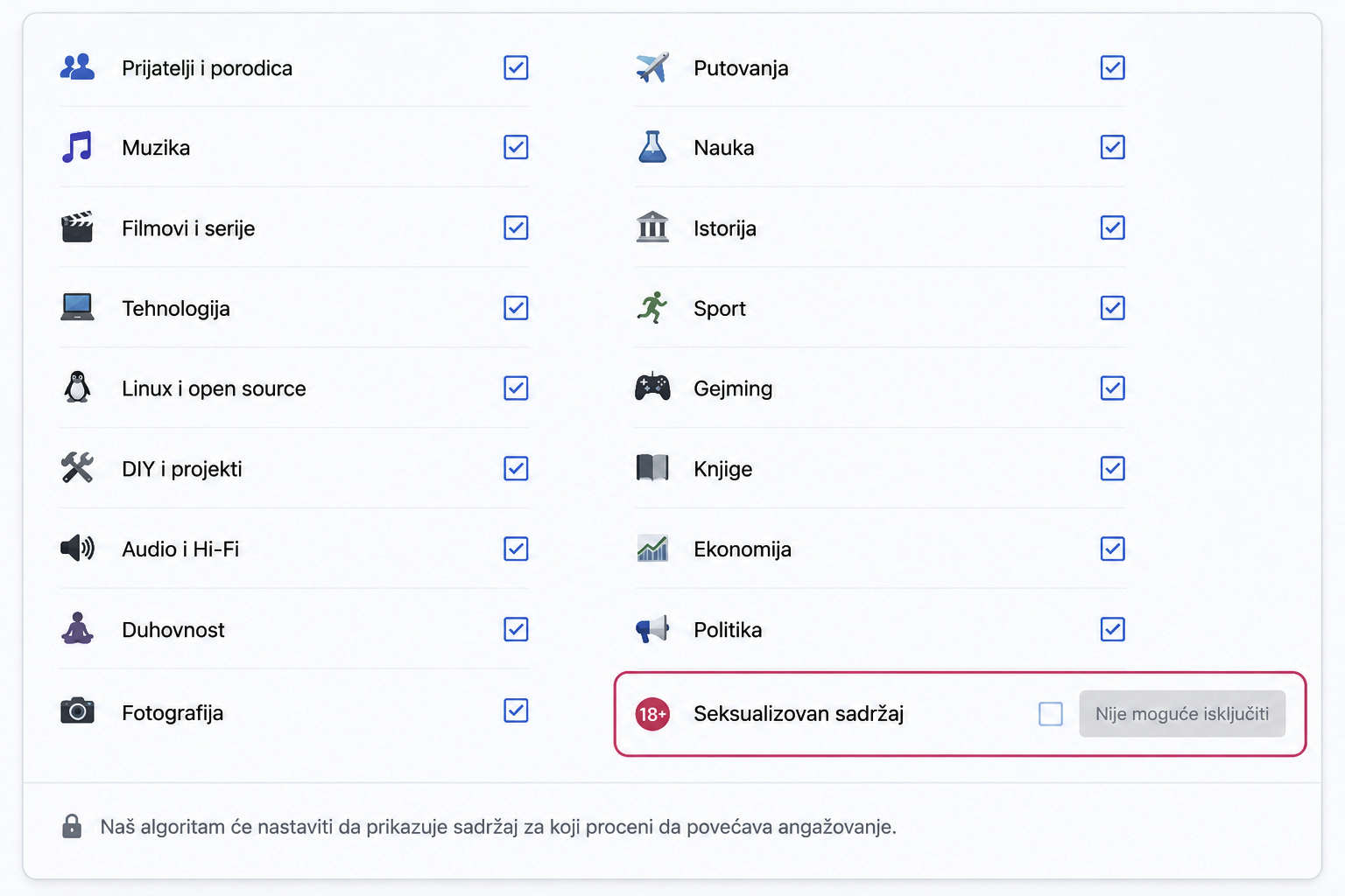 Lista fb